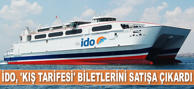 İDO, ‘Kış Tarifesi’ biletlerini avantajlı fiyatlarla satışa sundu