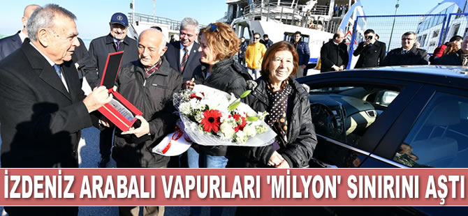 İZDENİZ arabalı vapurları ‘milyon’ sınırını aştı