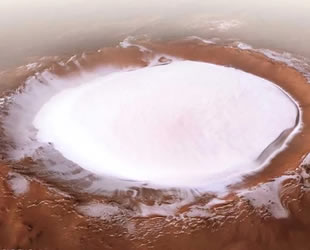 Mars Express, Mars'taki 'buz gölü'nün fotoğraflarını gönderdi