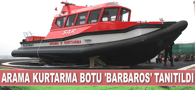 Arama kurtarma botu ‘Barbaros’ tanıtıldı
