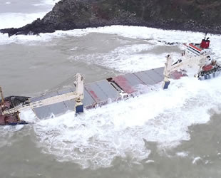 M/V Natalia isimli kargo gemisinden 7 ton yakıt tahliye edildi