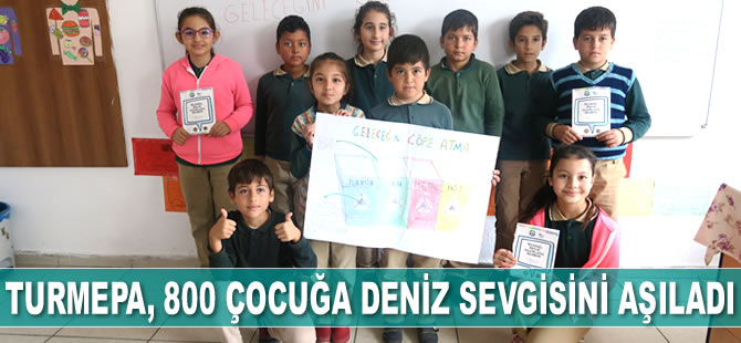 D-Marin Kids ve TURMEPA, 800 çocuğa deniz sevgisini aşıladı