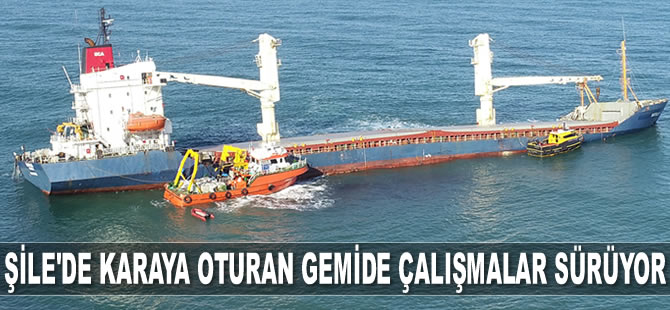 M/V Natalia isimli kargo gemisinde çalışmalar sürüyor
