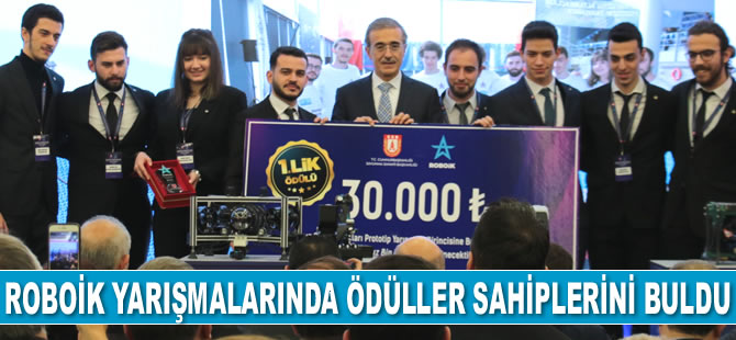 ROBOİK yarışmalarında ödüller sahiplerini buldu
