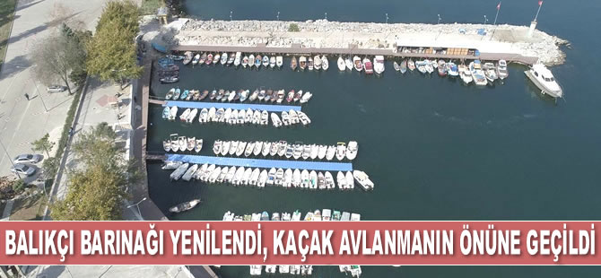 Gemlik’te balıkçı barınağı yenilendi, kaçak avlanmanın önüne geçildi
