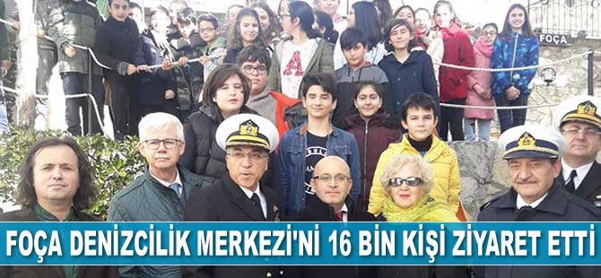 Foça Denizcilik Merkezi’ni 2018’de 16 bin kişi ziyaret etti