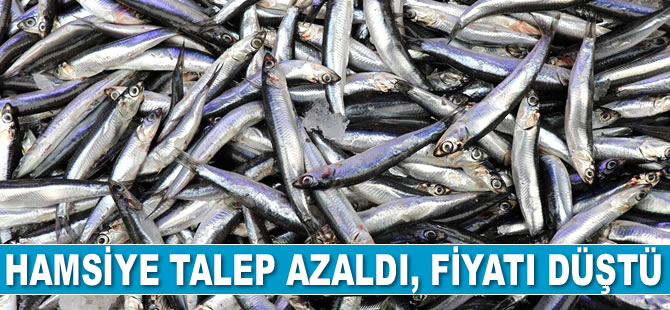 Hamsiye talep azaldı, fiyatı düştü