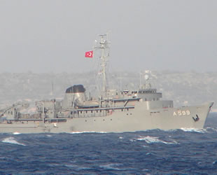 TCG Çeşme, Akdeniz'de 8 noktada çalışmalarını tamamladı