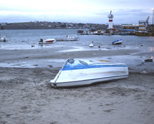 Marmaraereğlisi'nde deniz 20 metre çekildi