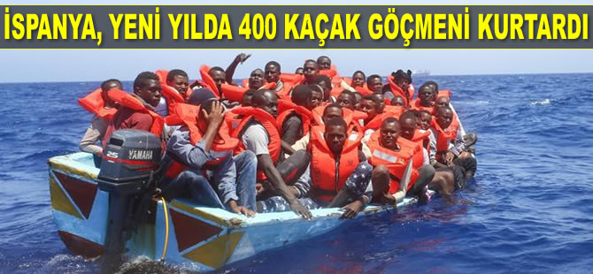 İspanya, yeni yılda 400 kaçak göçmeni kurtardı