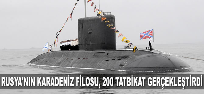 Rusya'nın Karadeniz Filosu, 2018'de 200 tatbikat gerçekleştirdi