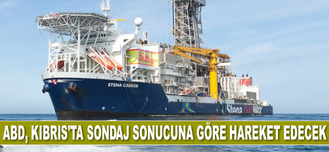ABD, Exxon Mobil’in Kıbrıs’taki sondaj sonucuna göre hareket edecek