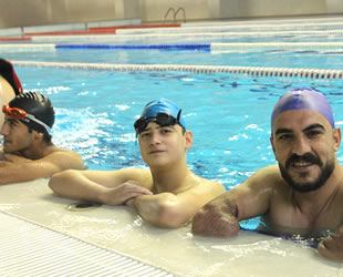 Engelli yüzücüler, Türkiye şampiyonasına hazırlanıyor