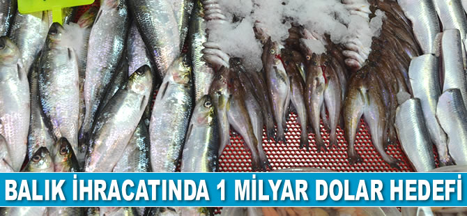 Balık ihracatında 1 milyar dolar hedefine yaklaşıldı