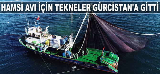 Hamsi avı için tekneler Gürcistan’a gitti
