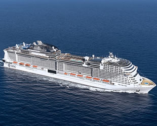 MSC Cruises’ın MSC Grandiosa gemisi suya indirildi