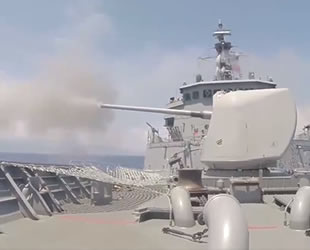 Deniz Kuvvetleri, Doğu Akdeniz'de atış eğitimi yaptı