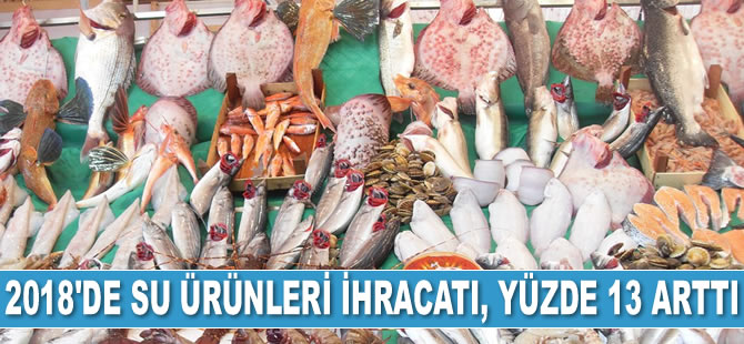 2018 su ürünleri ihracatı, yüzde 13 arttı
