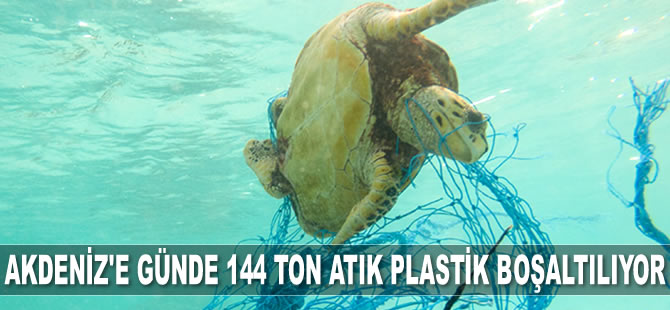 Türkiye'den Akdeniz'e günde 144 ton atık plastik boşaltılıyor