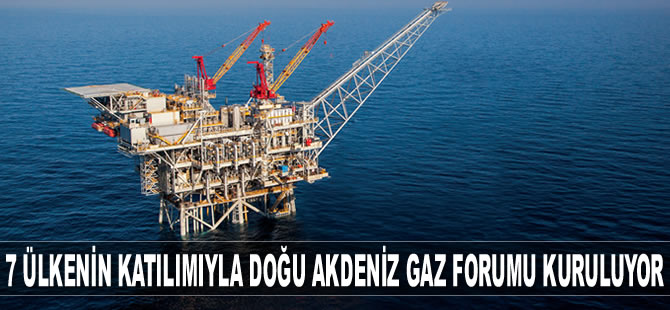 7 ülkenin katılımıyla Doğu Akdeniz Gaz Forumu kuruluyor