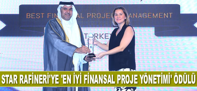 STAR Rafineri, ‘En İyi Finansal Proje Yönetimi’ ödülünü kazandı