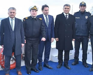 Balıkesir Valisi Ersin Yazıcı, Sahil Güvenlik devriyesine katıldı