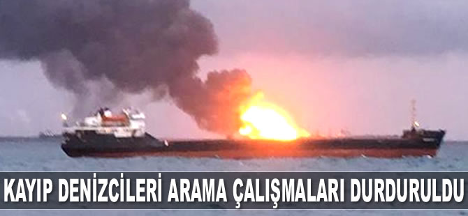 Kerç Boğazı’ndaki kayıp denizcileri arama çalışmaları durduruldu