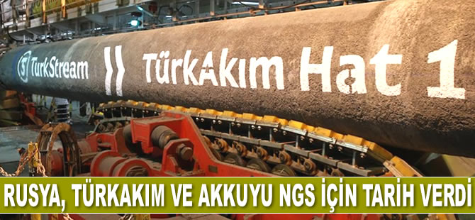 Rusya, TürkAkım ve Akkuyu Nükleer Santrali için tarih verdi