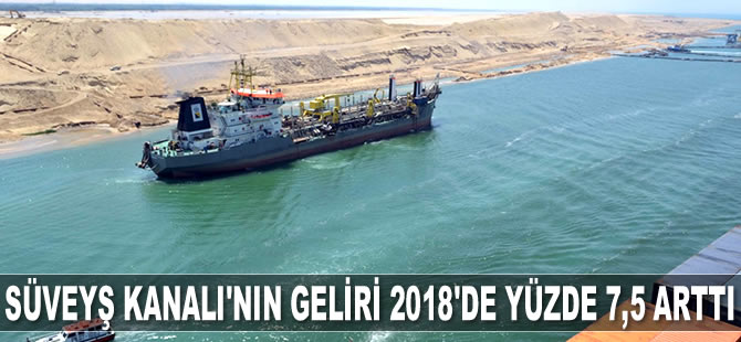 Süveyş Kanalı'nın geliri 2018'de yüzde 7,5 arttı
