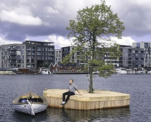 Danimarka'da ‘Yüzen Ada’nın prototipi tanıtıldı
