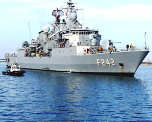 TCG Fatih Fırkateyni, HOPAPORT’tan ayrıldı