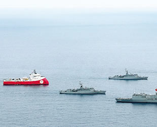 ‘Barbaros Hayreddin Paşa’ gemisi, Kıbrıs’ın güneyinde doğalgaz arayacak