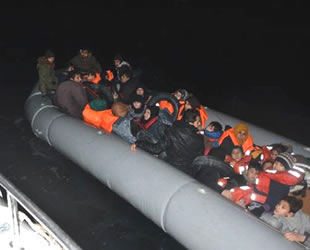 Kuşadası’nda 49 kaçak göçmen yakalandı