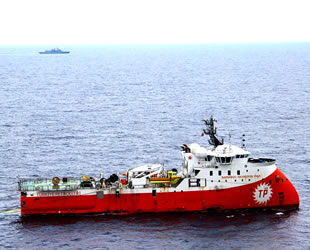 ‘Barbaros Hayreddin Paşa’ gemisi, Kıbrıs'ın güneyinde gaz araştırmalarına başladı