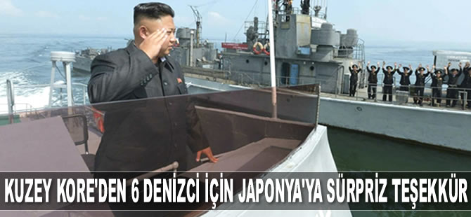 Kuzey Kore, 6 denizcisini kurtaran Japonya’ya teşekkür etti