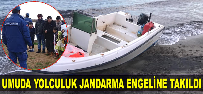 Ayvalık’ta umuda yolculuk jandarma engeline takıldı