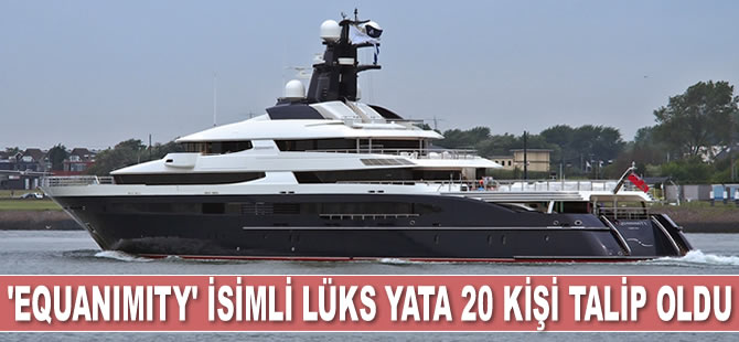 ‘Equanimity’ isimli lüks yata 20 kişi talip oldu