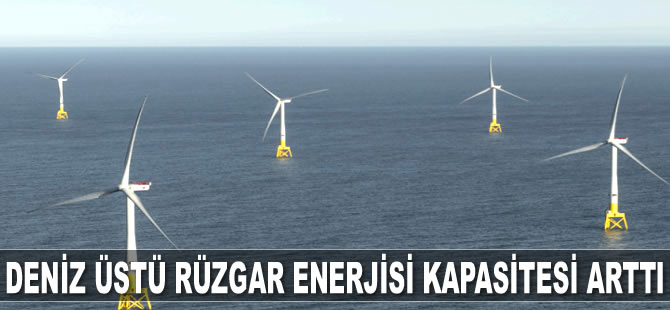 Avrupa'da deniz üstü rüzgar enerjisi kapasitesi arttı