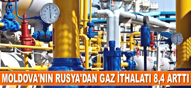 Moldova’nın Rusya’dan gaz ithalatı 8,4 arttı