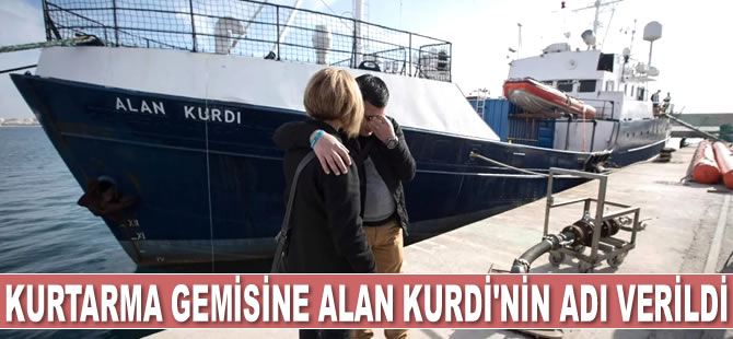 ‘Professor Albrecht Penck’ isimli gemiye Alan Kurdi'nin adı verildi