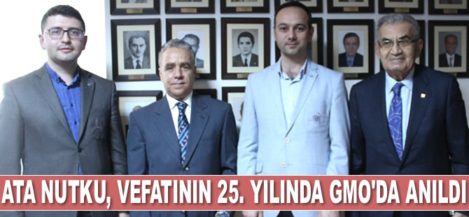 Ord. Prof. Ata Nutku, vefatının 25. yılında GMO'da anıldı