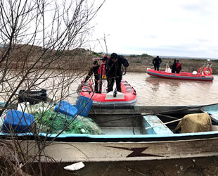 Balıkesir’de kayıp balıkçının teknesine ulaşıldı