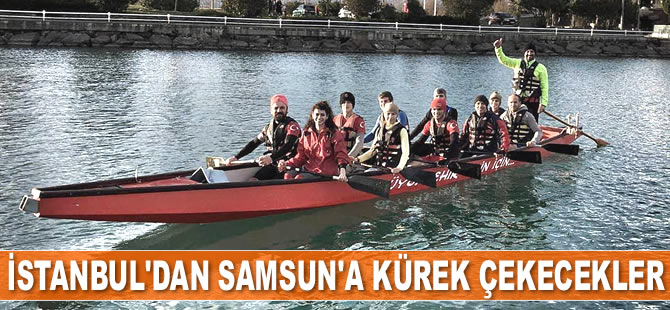 Anakentspor Dragon Bot Takımı, İstanbul’dan Samsun’a kürek çekecek