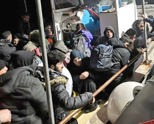 Bodrum’da balıkçı teknesinde 46 kaçak göçmen yakalandı