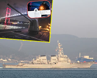 ‘USS Donald Cook’ isimli savaş gemisi, Çanakkale Boğazı’ndan geçti