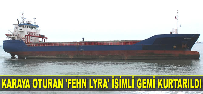 Kandıra'da karaya oturan ‘FEHN LYRA’ isimli kargo gemisi kurtarıldı
