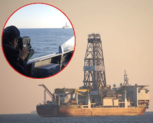 ‘DEEPSEA METRO-1’ isimli sondaj gemisine Deniz Kuvvetleri refakat ediyor