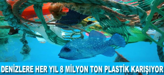 Denizlere her yıl 8 milyon ton plastik karışıyor