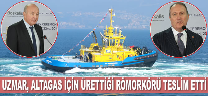 UZMAR, AltaGas Terminali için ürettiği römorkörü teslim etti