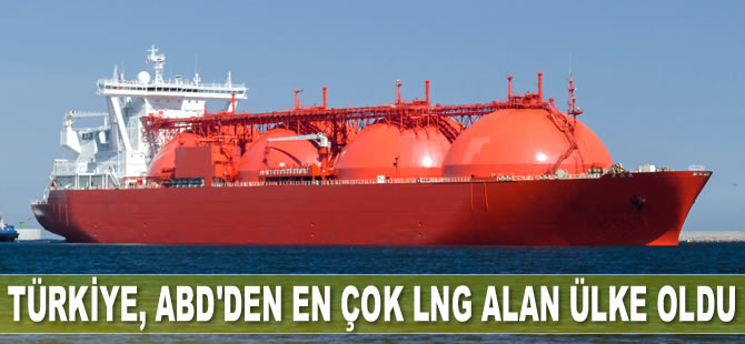 Türkiye, ABD’den en çok LNG alan ülke oldu
